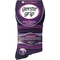 Gentle Grip - 6 par icke elastiska -strumpor för damer - GG10
