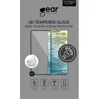 Gear Glass Prot. Curved Black Frame 3D PLATINUM iPhone 13/13 PRO/14/16e/17e