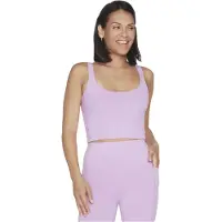 SKECHERS Performance Goflex Joy Longline Behå Nylon Dam Ljus Lila Sportbehå