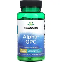 Swanson Health Alpha-Gpc, 300Mg, 60 Veggie Caps