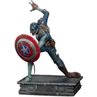 Marvel Art Scale What If Captain America Zombiefigur