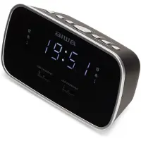 Ginza.se AIWA: Klockradio Två alarm USB ladd-uttag Svart