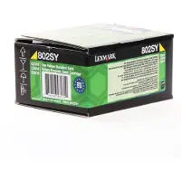 Lexmark 80C2SY0 / 80C2SYE gul toner 2.000 sidor
