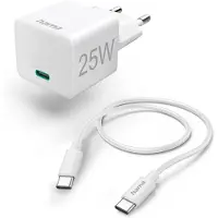 Hama USB-laddare 25.00 W 1x USB-C Vit Inomhus