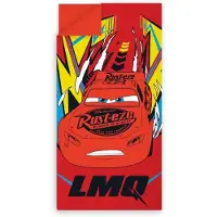Home-tex Barnsovsäck - Bilar Lightning McQueen - 70x140 cm - Vattenavvisande