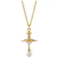 Vivienne Westwood Aleksa Hänge Saturn Pärlhänge Halsband Damhalsband Mässing 63020393-02R496-CN Box