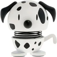 Hoptimist Dalmatian Hund - XS - 4,9 cm - Vit - - One Size - Dekoration