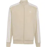 Adidas Originals Sweatjacka 'SST Track' beige / vit