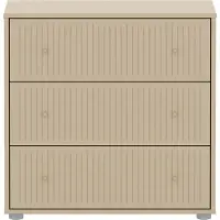 Flexa Byrå - Saga - 75x74 cm - Havre - - One Size - Byrå