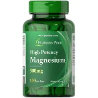 Puritan's Pride - Magnesium 500 mg, 100 Tabletter