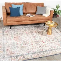 FRAAI Vintage matta | Azara Persia ljusblå hos Volero | 200x290 cm | Polyester | Symmetrisk | Rektangulär | Plattvävd