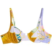 Desigual Bikiniöverdel senap / petrol / lavendel / vit