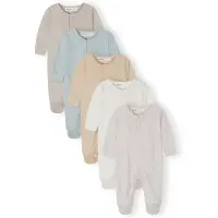 MINOTI Sparkdräkt/body beige / ecru / ljusblå / grå / ljusgrå