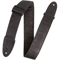 Levys Leathers 2" Natural Cork on Black Webbing w/ Cork Ends Black