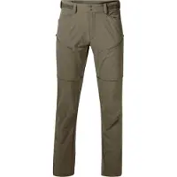 Bergans Men's Convertible Zip-Off Softshell Pants Green Mud