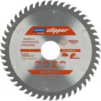 Norton Sågklinga för trä 70184608085; 160x30 mm; Z48