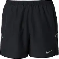 Nike Löparshorts Dri-FIT Miler 2-i-1 - Svart/Silver, storlek Medium