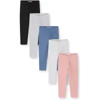 MINOTI Leggings safir / ljusgrå / rosa / svart