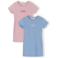 MINOTI Klänning ljusblå / rosa / mörkrosa / vit