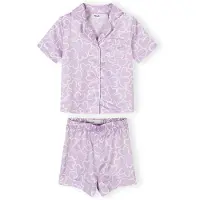 MINOTI Pyjamas syrén / vit