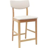 vidaXL Matstolar 2 pcs Naturfärg 48 x 49 x 95 cm Massiv Gummiträ