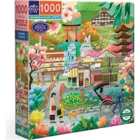 Eeboo - Puzzle 1000 pcs - Seasons in Kyoto