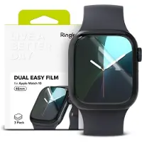Ringke Dual Easy 3-pack skyddsfolie för Apple Klocka 10 46 mm