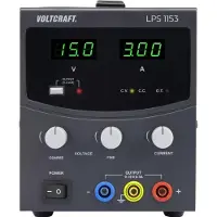 Voltcraft LPS1153 Laboratorieaggregat, justerbar 0 - 15 V/DC 0 - 3 A 45 W Antal utgångar 1 x