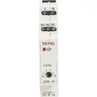 ZAMEL trappautomatik 16A 230V AC 1Z 2sek-10min IP20 ASM-02 (EXT10000006)