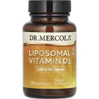 Dr Mercola Dr. Mercola, Liposomalt Vitamin D3, 5 000 IU, 30 Caps