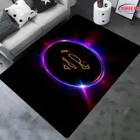 Jacket-pa NEJ.1 DC Superman Logotema Matta! Sovrumsgolv Vardagsrum Sängmatta, Halkfri Utsökt Heminredning, Slitstark Maskintvättbar Matta 100x150cm