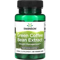 Swanson Health , Grön kaffebönsextrakt, 60 veggiekapslar