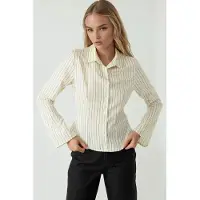 Hiccups for Kids Slim Fit Randig Skjorta