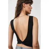Hiccups for Kids Slim Fit Båtkrage Croptop med Ryggdetalj