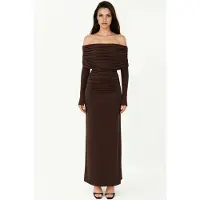 Hiccups for Kids Off-Shoulder Bodycon Maxiklänning