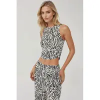 Hiccups for Kids Slim Fit Zebra Mönster Crew Neck Top