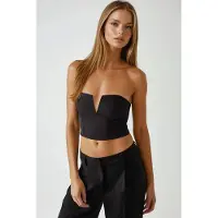 Hiccups for Kids Axellös Fitted Crop Top med Bakre Samling