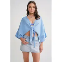 MixRay Texturerad V-ringad Bolero Blus