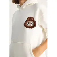 Bianco Huvtröja med broderi