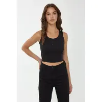 Hiccups for Kids Basic Knapp Detaljerad Crop Top