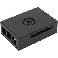Igeteck Skyddsfodral för OrangePi 5 Pro Exakt Hålplacering Aluminiumlegering Skyddande Kapsling med gray