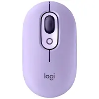 Logitech POP MOUSE Trådlös Mus Bluetooth-mus Högt Utseende Kontorsmus violett