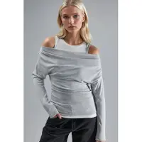 Hiccups for Kids Mjukt Touch Crew Neck Långärmad Dubbel Lager Stickad Blus