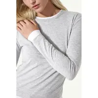 Hiccups for Kids Strukturerad Crew Neck Långärmad Slim Fit Topp