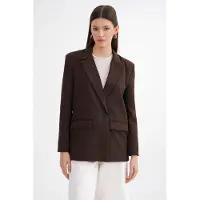 MixRay Långärmad knappad blazer