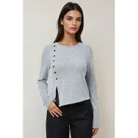 Hiccups for Kids Texturerad långärmad knappad slim fit topp
