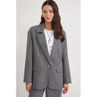 MixRay Randig Oversize Blazer