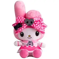 Sakami Merchandise Sanrio My Melody Rosa Och Svart Fest-jubileumsutgåva Nalle 22 Cm