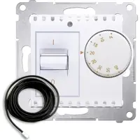 Kontakt-Simon DRT10Z.02/11, Plast, Vit, IP20, 230 V, 75 mm, 55 mm