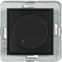 Karlik elektronisk dimmer tryck-/vrid för LED-lampor svart matt 12MRO-2